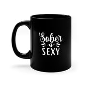 Sober 11oz Black Mug