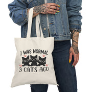 3 Cats Ago Natural Tote Bag