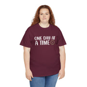 One Day at a Time Unisex Heavy Cotton Tee