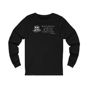 Media Arts Money Unisex Jersey Long Sleeve Tee