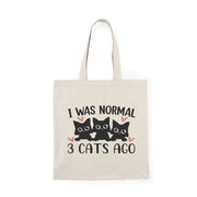 3 Cats Ago Natural Tote Bag