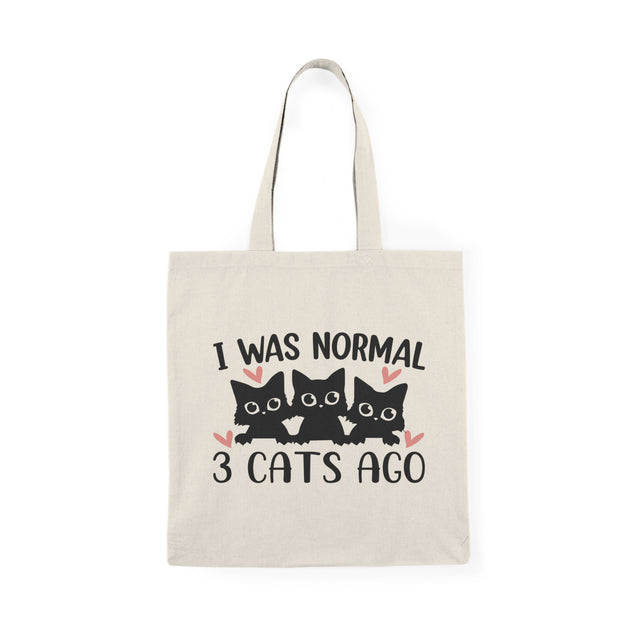 3 Cats Ago Natural Tote Bag