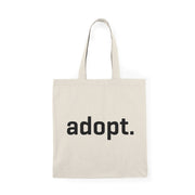 Adopt Natural Tote Bag