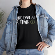 One Day at a Time Unisex Heavy Cotton Tee