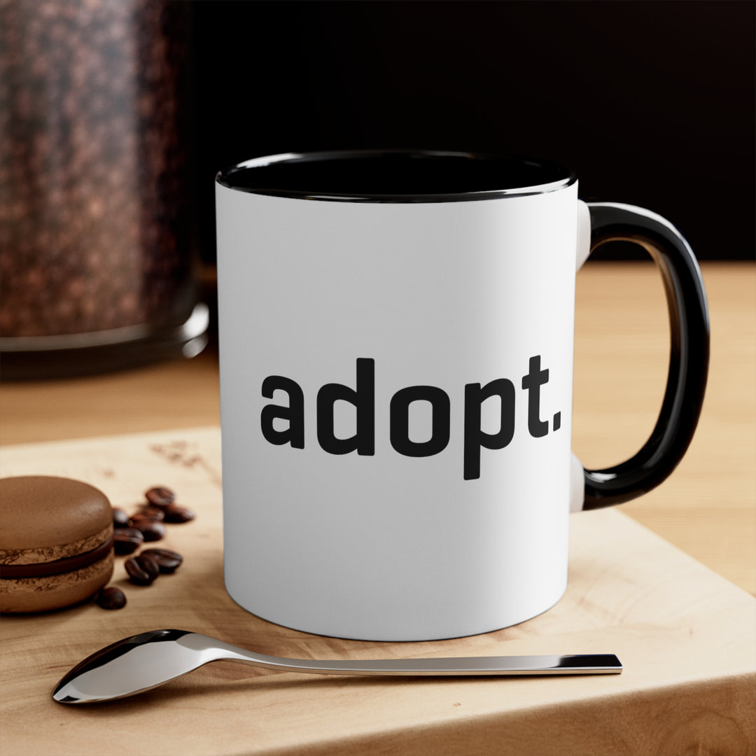Adopt Coffee Mug, 11oz – Giving Print Company