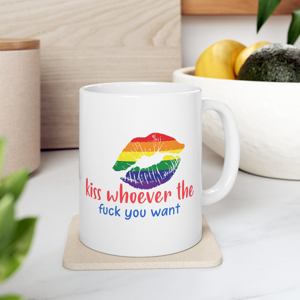 Kiss Whoever Mug 11oz