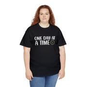 One Day at a Time Unisex Heavy Cotton Tee