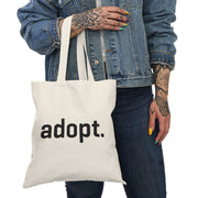 Adopt Natural Tote Bag